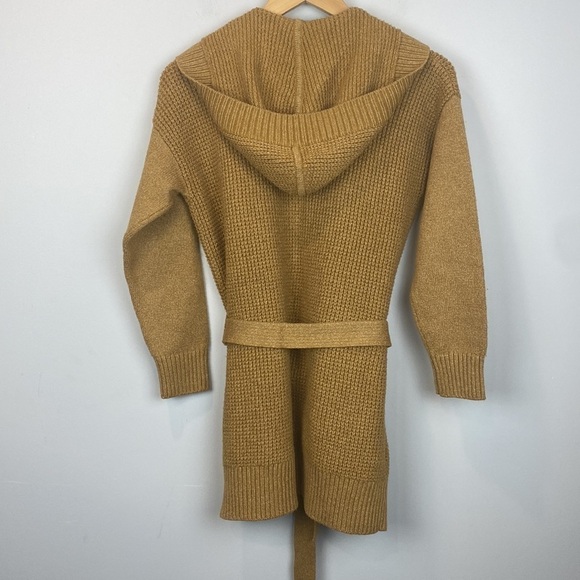 L.l.bean • All-Day Waffle Sweater, Hooded Wrap Cardigan - Picture 7 of 16